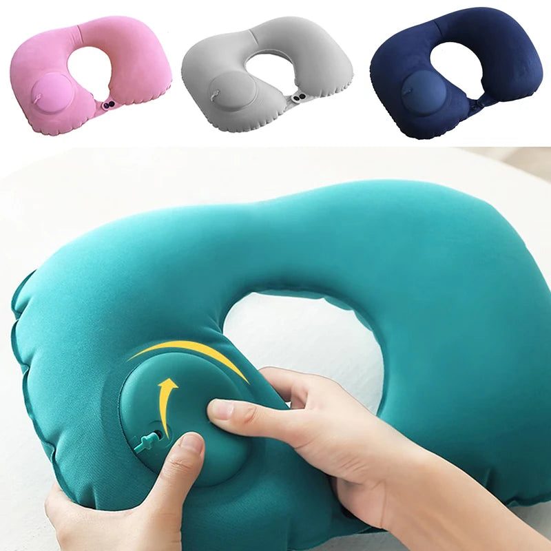 Portable Inflatable Neck Cushion Pillow